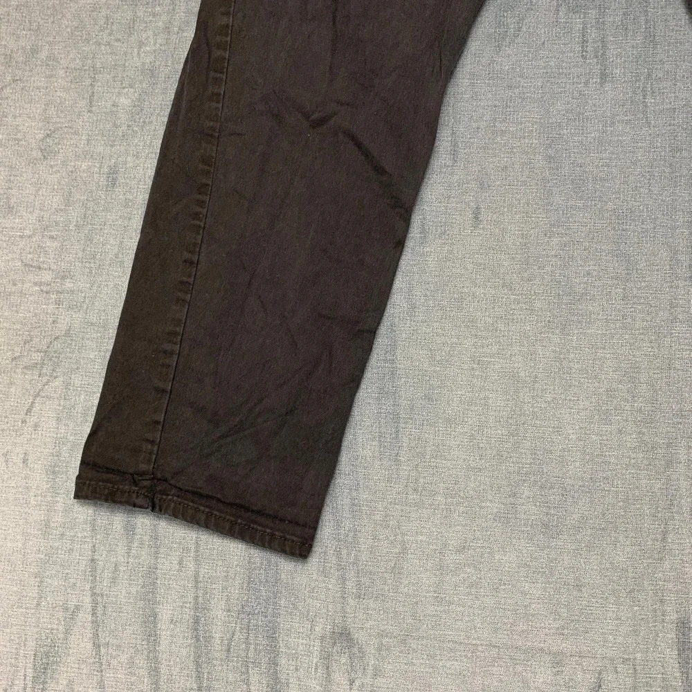 Signature Levi Strauss S67 Athletic Pants Mens 42x32 Black All Season Straight